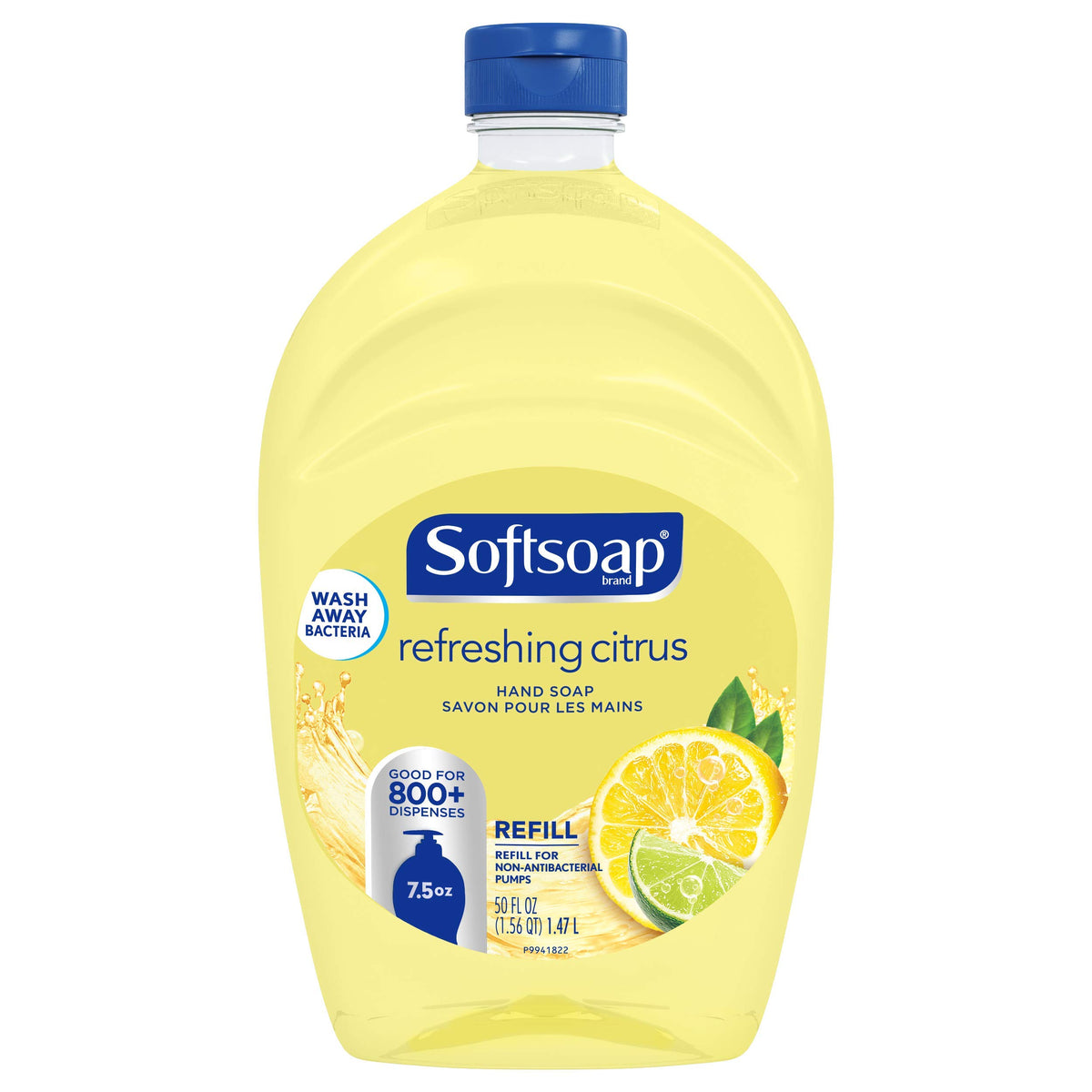 SOF Softsoap refill bottle with refreshing citrus scent for convenient daily hand cleansing.