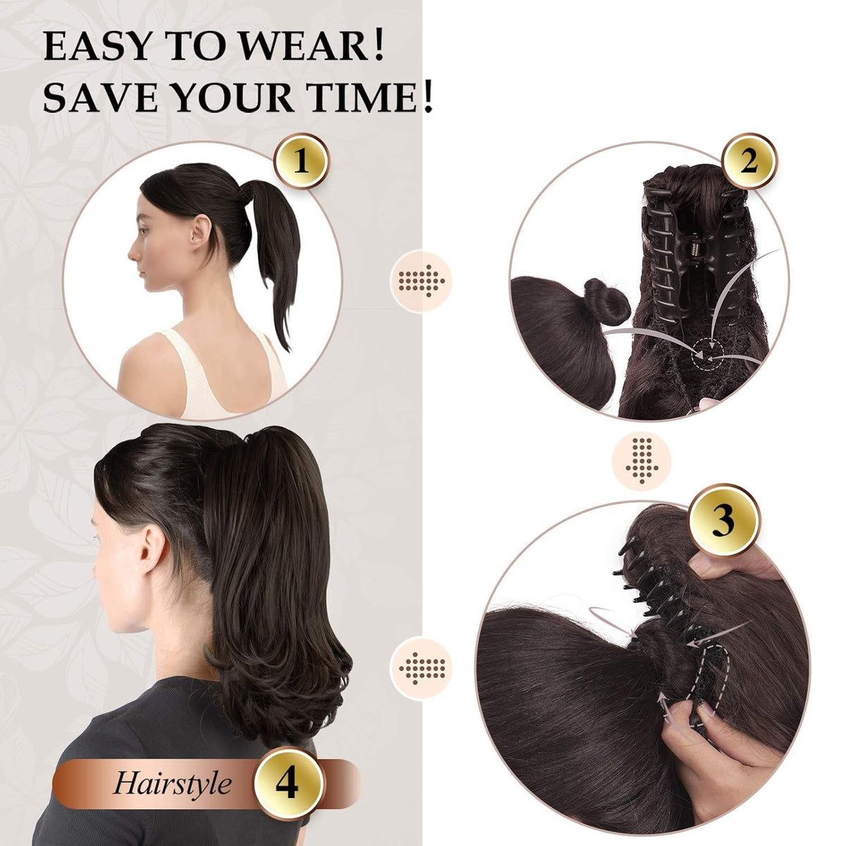 SOFEIYAN wear it right side up or upside down for varied looks.