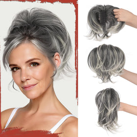 SOFEIYAN Claw Clip Short Ponytail Extension with bendable wires for versatile styling.