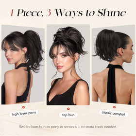 SOFEIYAN Lightweight ponytail extension designed for all-day comfort.