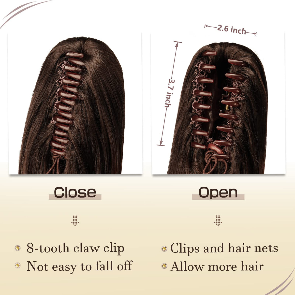 SOFEIYAN long curly ponytail creating a fashionable look