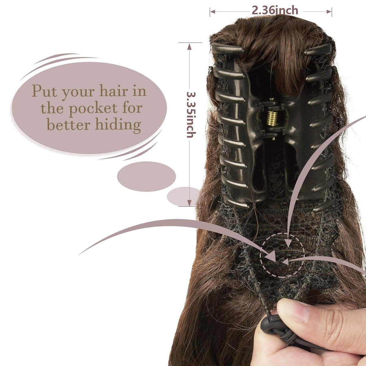 SOFEIYAN salt and pepper curls offer natural texture and realistic shine.