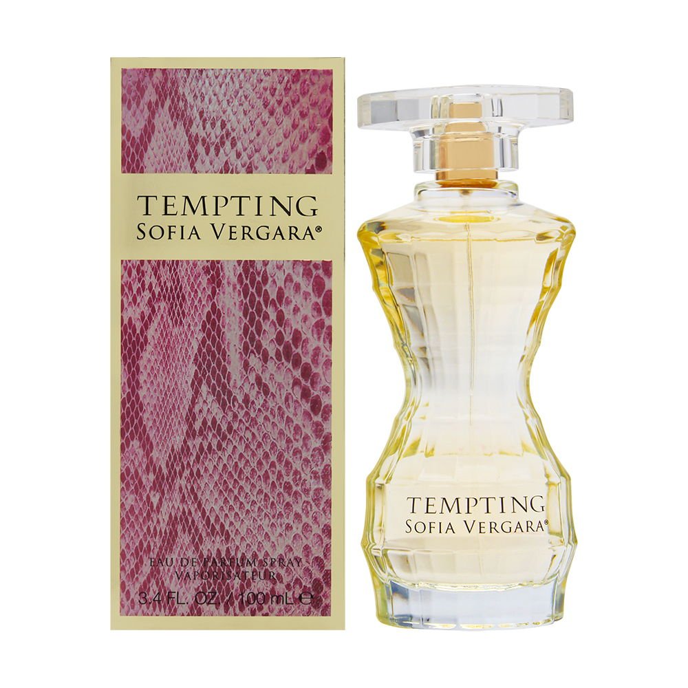 Sofia Vergara Tempting bottle shown for everyday fragrance use.