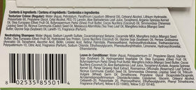 Product packaging highlights the gentle, plant-based formula suitable for sensitive scalps.