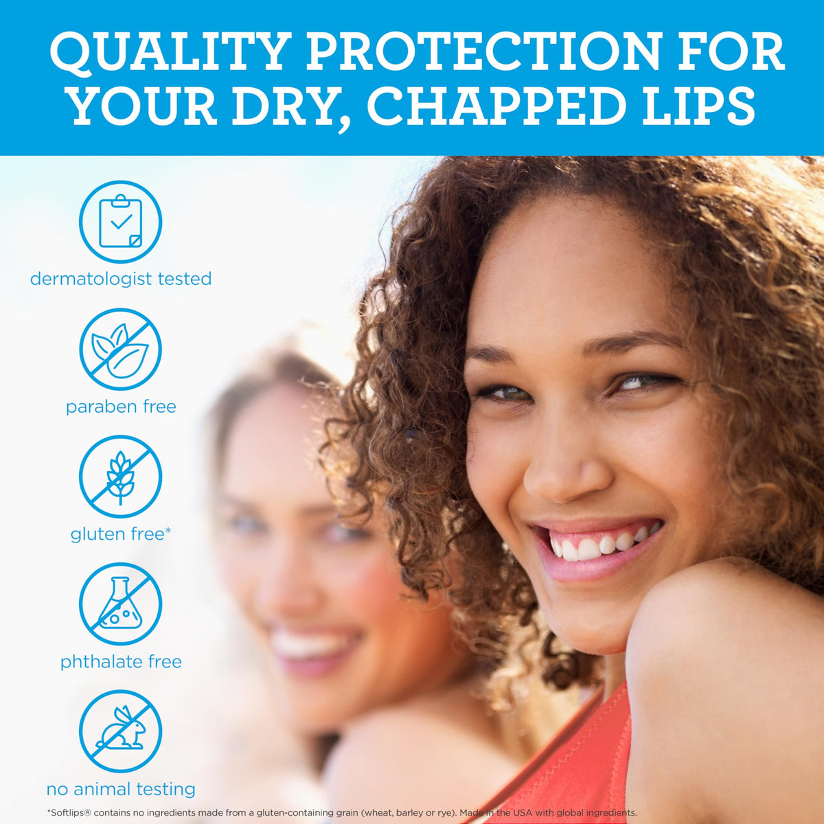 SoftLips compact-pocket design photo showing on-the-go lip care