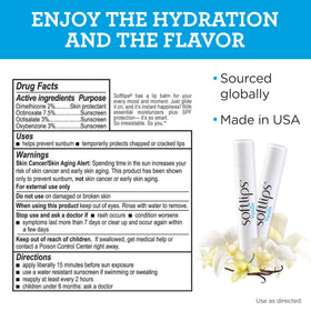 SoftLips twin-pack packaging shot highlighting value and travel-friendly sizing