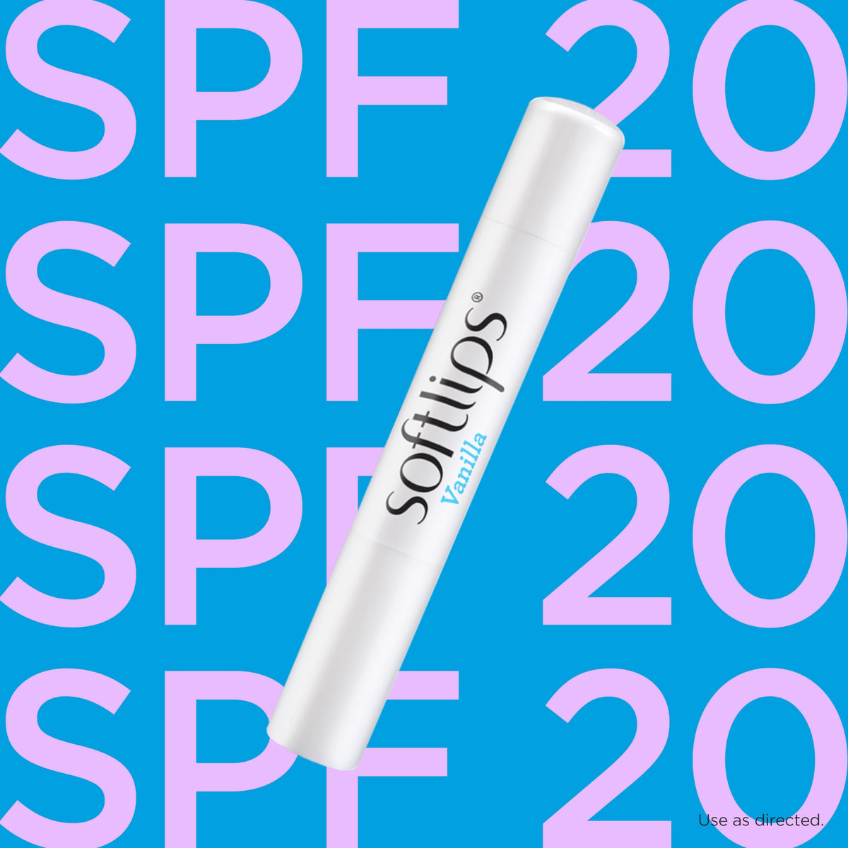 SoftLips vanilla flavor texture image illustrating smooth glide and pleasant taste