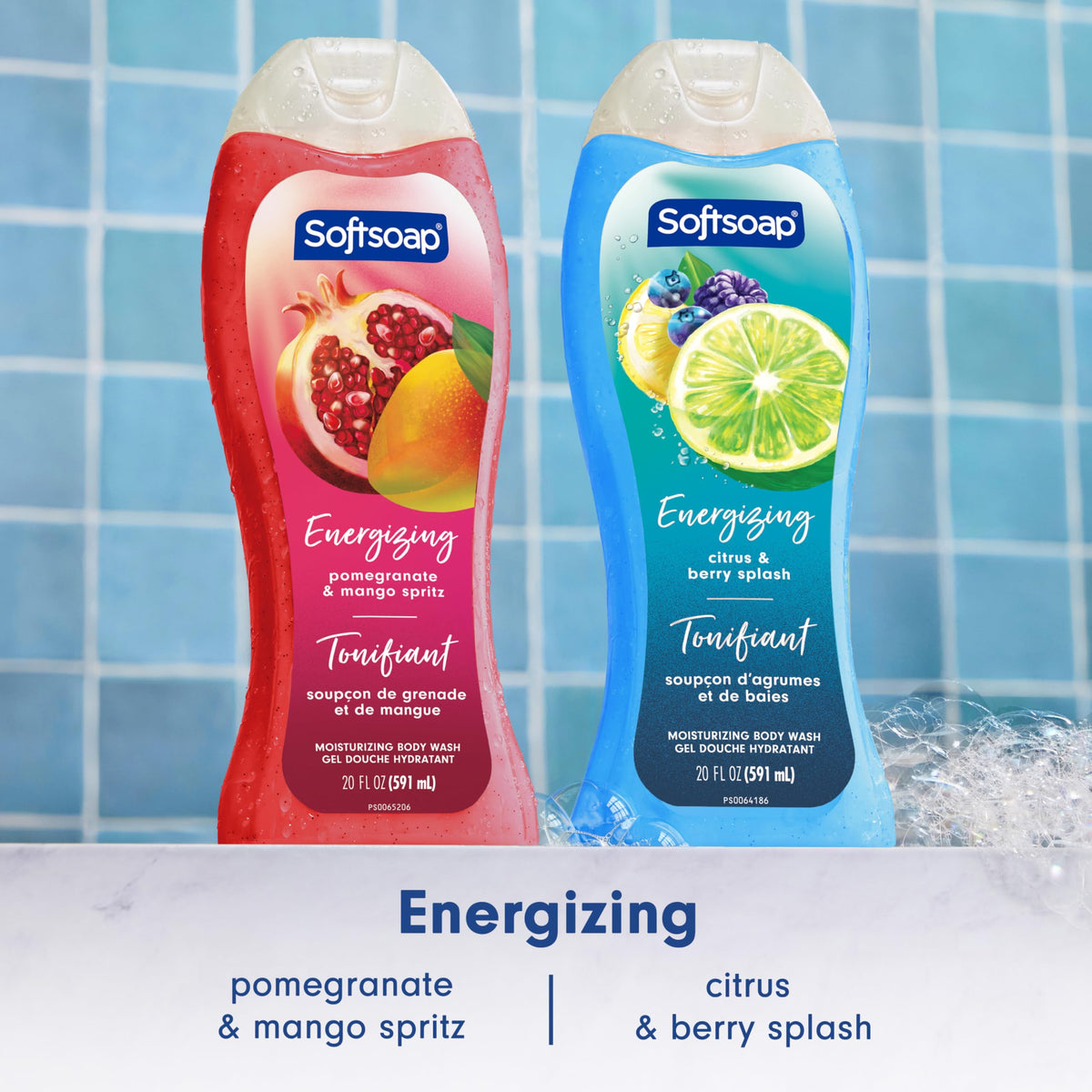 Softsoap products on a bathroom shelf ready for daily self-care.