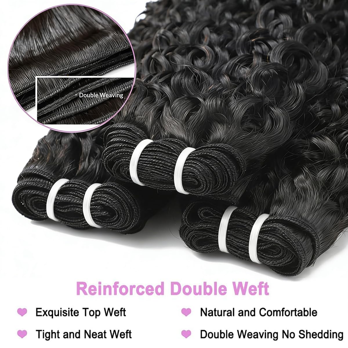 Sogram Burmese Curly Bundles 18-inch weave for dramatic length and volume.