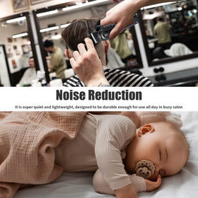 Soieho professional hair clipper storage bag keeps tools organized during travel.