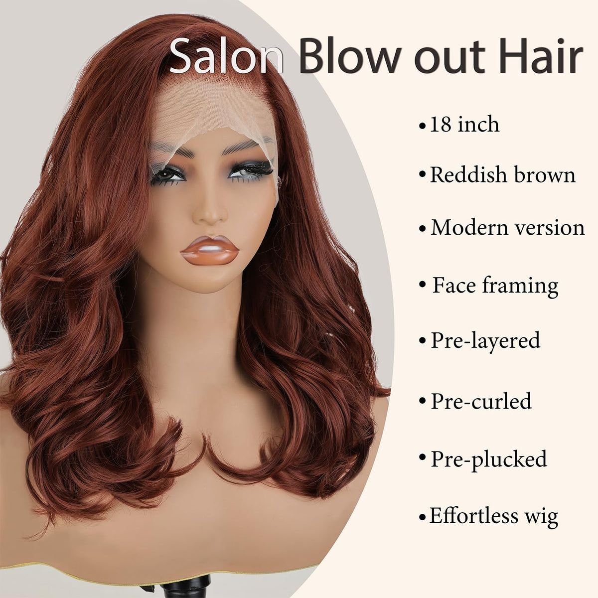 SOKU 13x6 HD lace front creates natural hairline blend for most skin tones