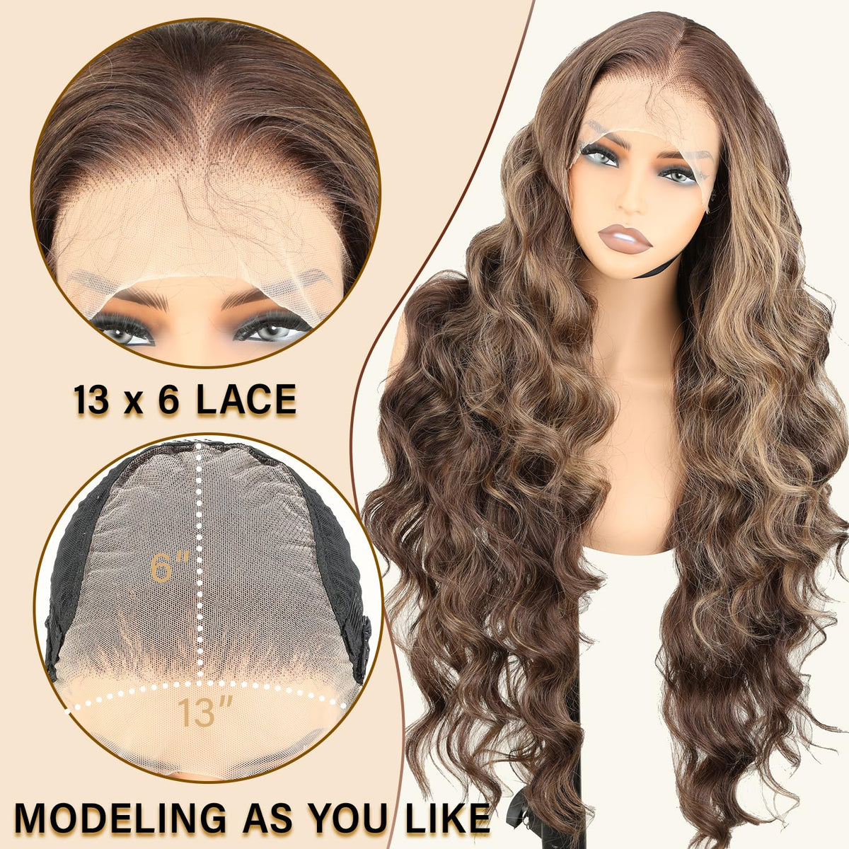 SOKU 32-inch body wave wig offers dramatic length and movement.