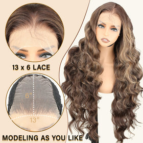 SOKU 32-inch body wave wig offers dramatic length and movement.