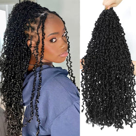 SOKU Boho Passion Twist crochet hair packaging showing eight-pack set for full-head styling.