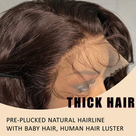 SOKU brown 13x6 lace front wig lightweight design for all day comfort