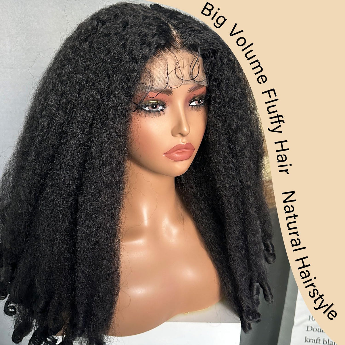 SOKU HD transparent lace front wig with undetectable parting.