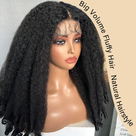 SOKU HD transparent lace front wig with undetectable parting.