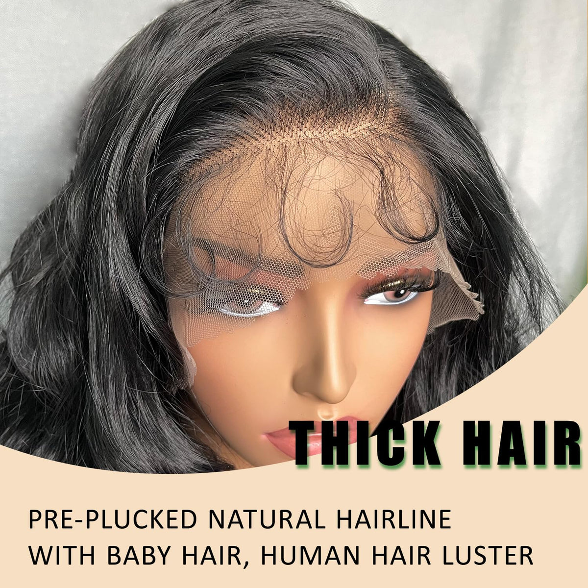 SOKU lightweight 0.6 lb wig offers comfortable all-day wear.