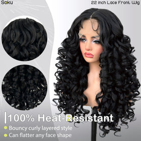 SOKU wig glueless cap enables easy wear and secure fit