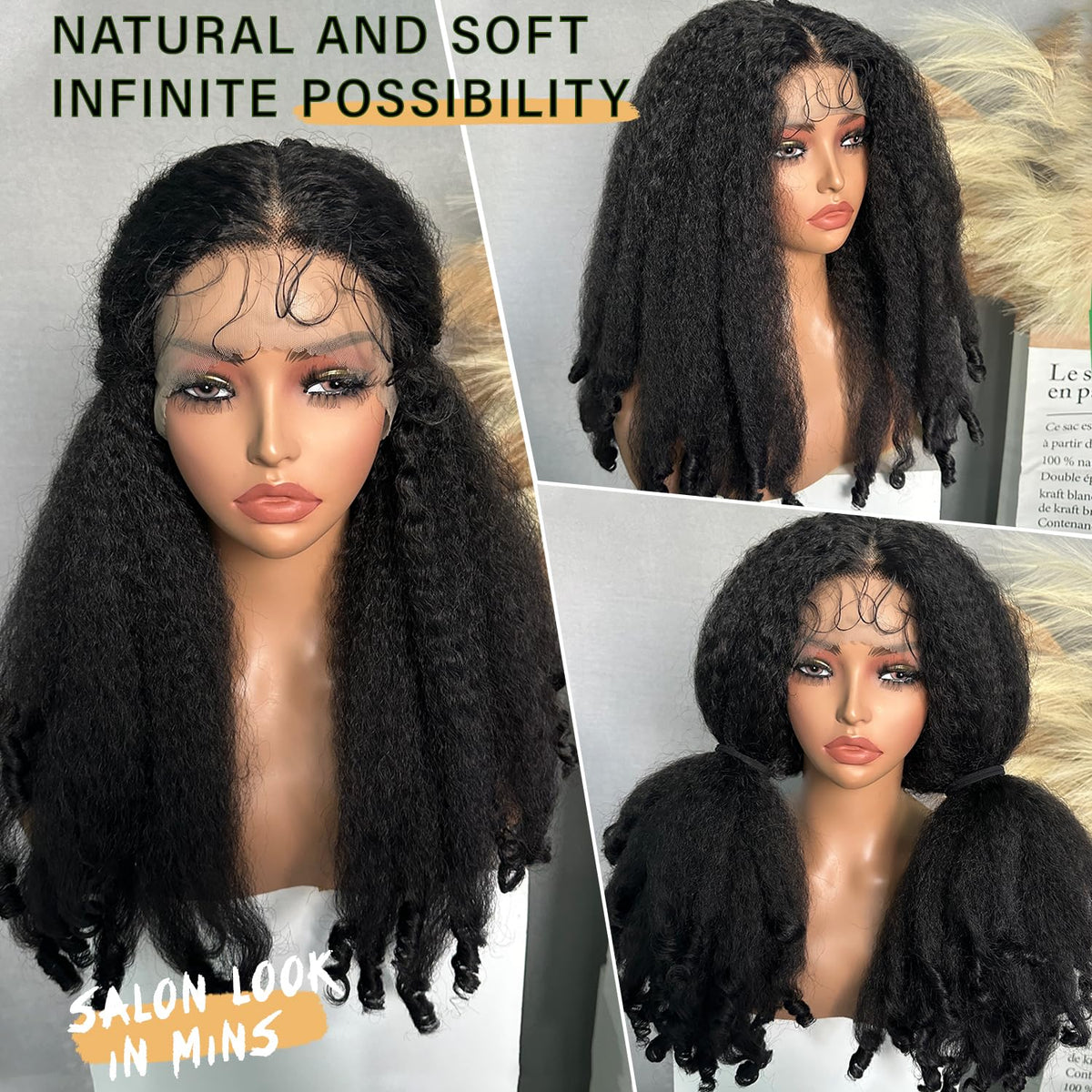 SOKU packaging includes wig box and 3D eyelashes.