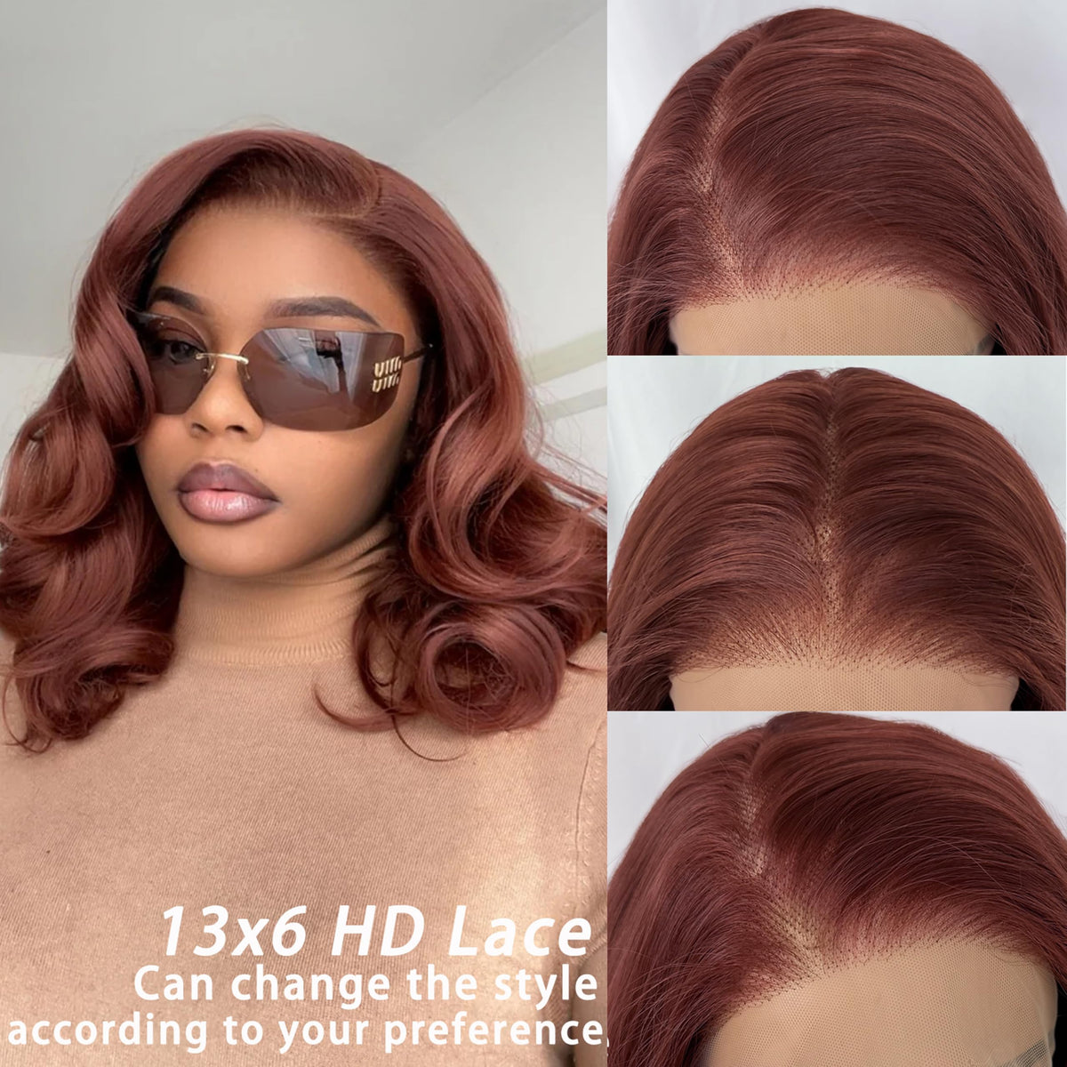 SOKU pre-layered body wave style adds volume and face framing