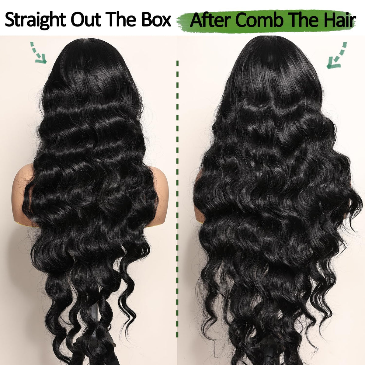 SOKU pre-plucked hairline for easy parting and realistic appearance.