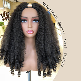 SOKU V Part clip-in design enables fast, secure half-wig installation.