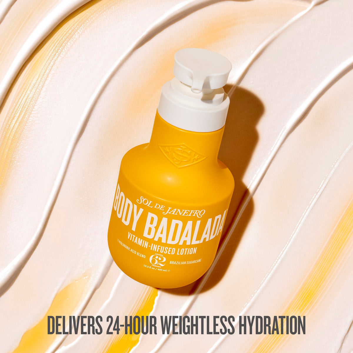 Sol de Janeiro Body Badalada Lotion application for smooth, nourished skin