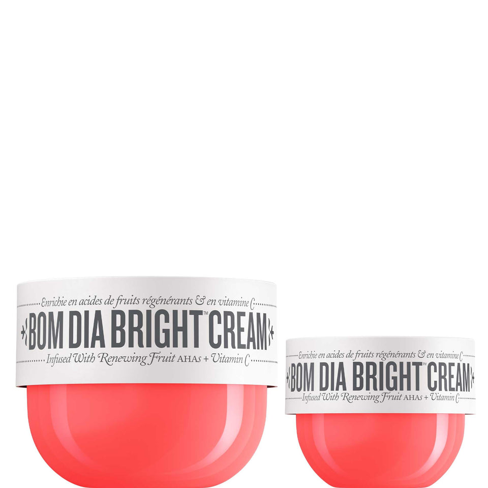 Sol de Janeiro Bom Dia AHA Cream Set bottle with brightening formula for radiant skin