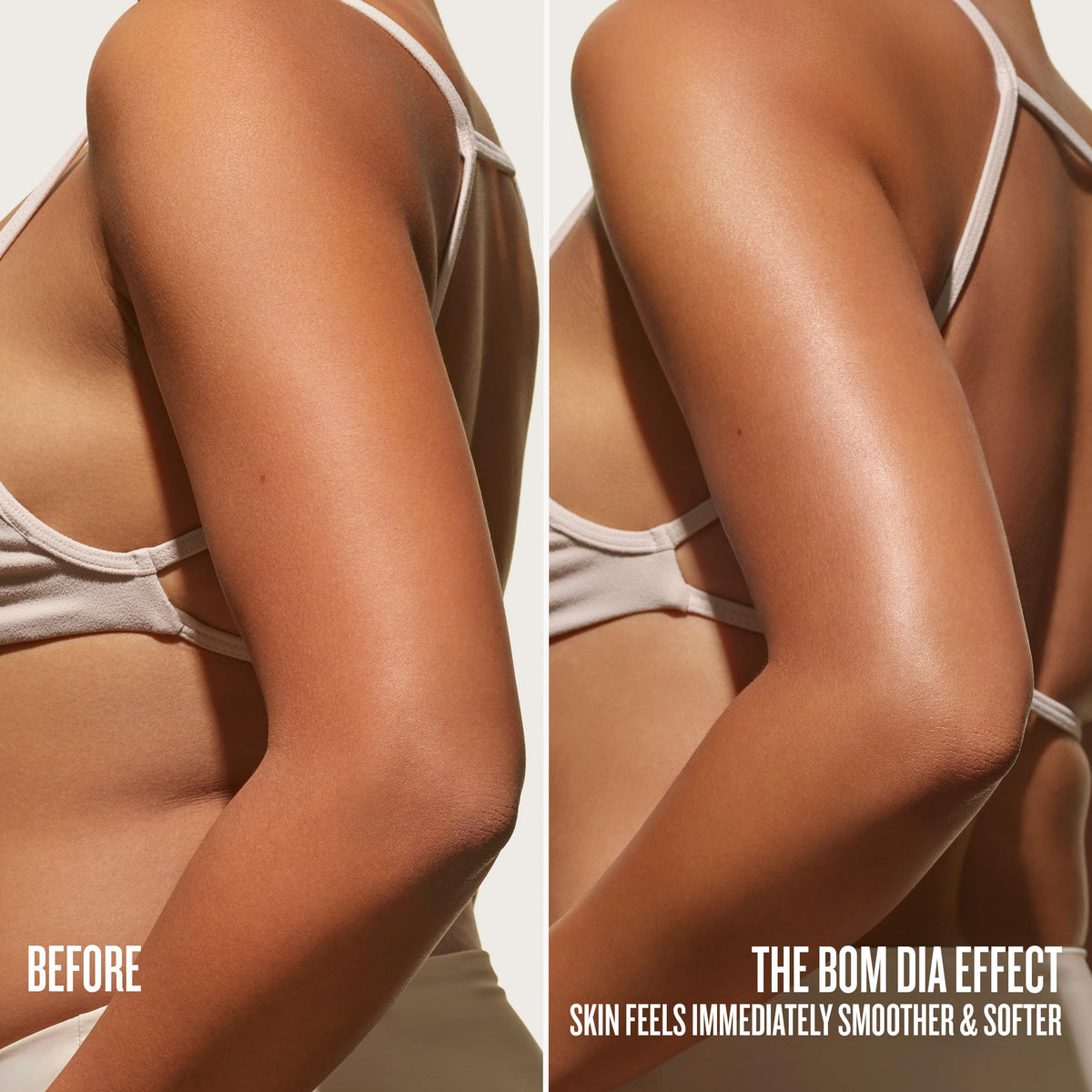 Sol de Janeiro Bom Dia AHA Cream texture swatch showing gentle exfoliation