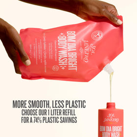 Sol de Janeiro Bom Dia Bright Body Wash delivers silky-soft skin.
