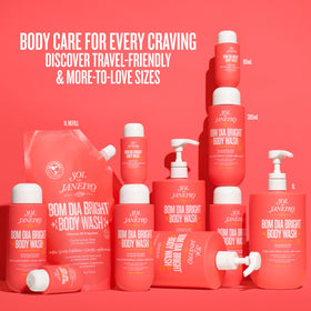 Sol de Janeiro Bom Dia Bright Foam forms quickly during shower.