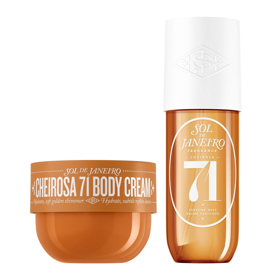 Sol de Janeiro Cheirosa 71 shimmering body cream close-up for radiant, hydrated skin.
