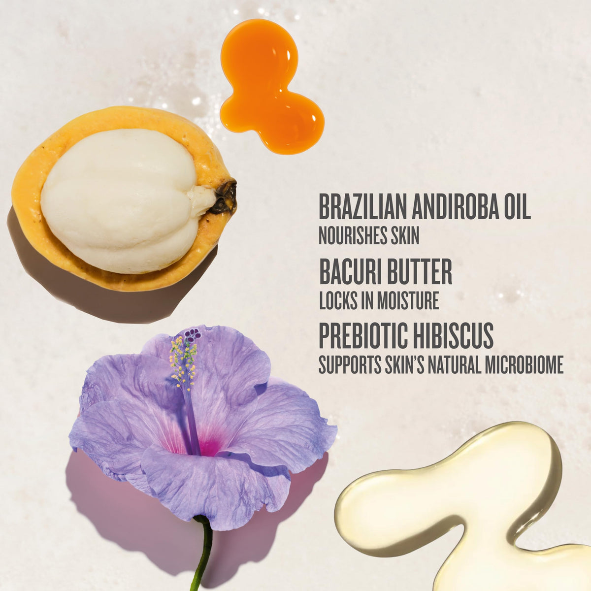 Sol de Janeiro Delícia Drench oil-to-foam texture in action.