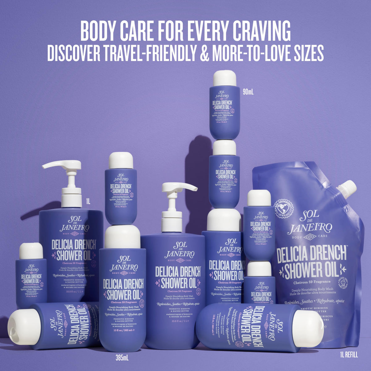 Sol de Janeiro Delícia Drench leaves skin velvety and refreshed.