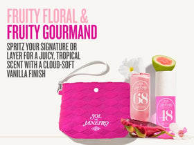 Sol de Janeiro travel-size mists for compact bag carry.