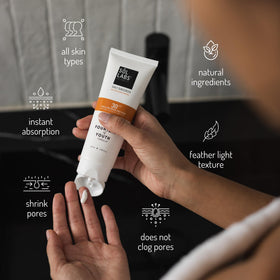 SOL LABS reef-safe label on packaging highlighting ocean-friendly protection