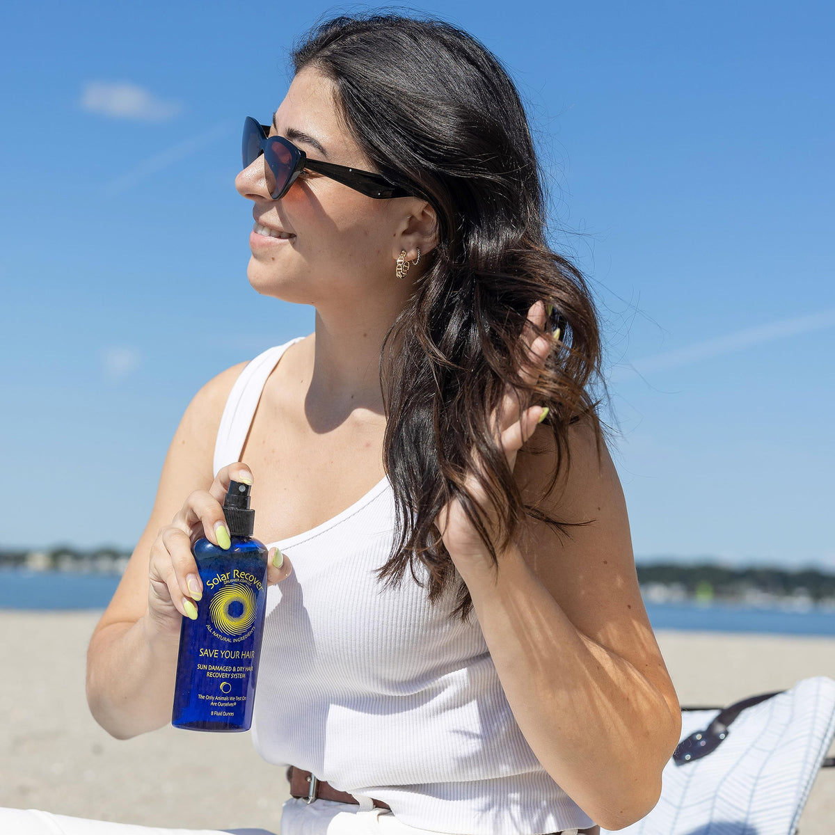Solar Recover Family-Safe Paraben-Free Formula highlights gentle care for all ages.