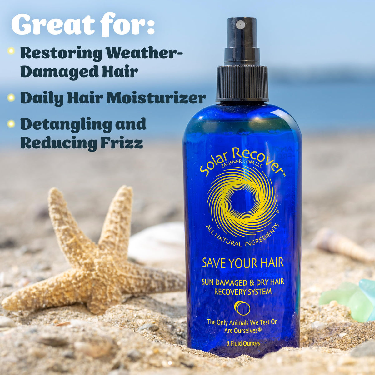 Solar Recover vitamin E coconut oil ingredients highlight nourishing components