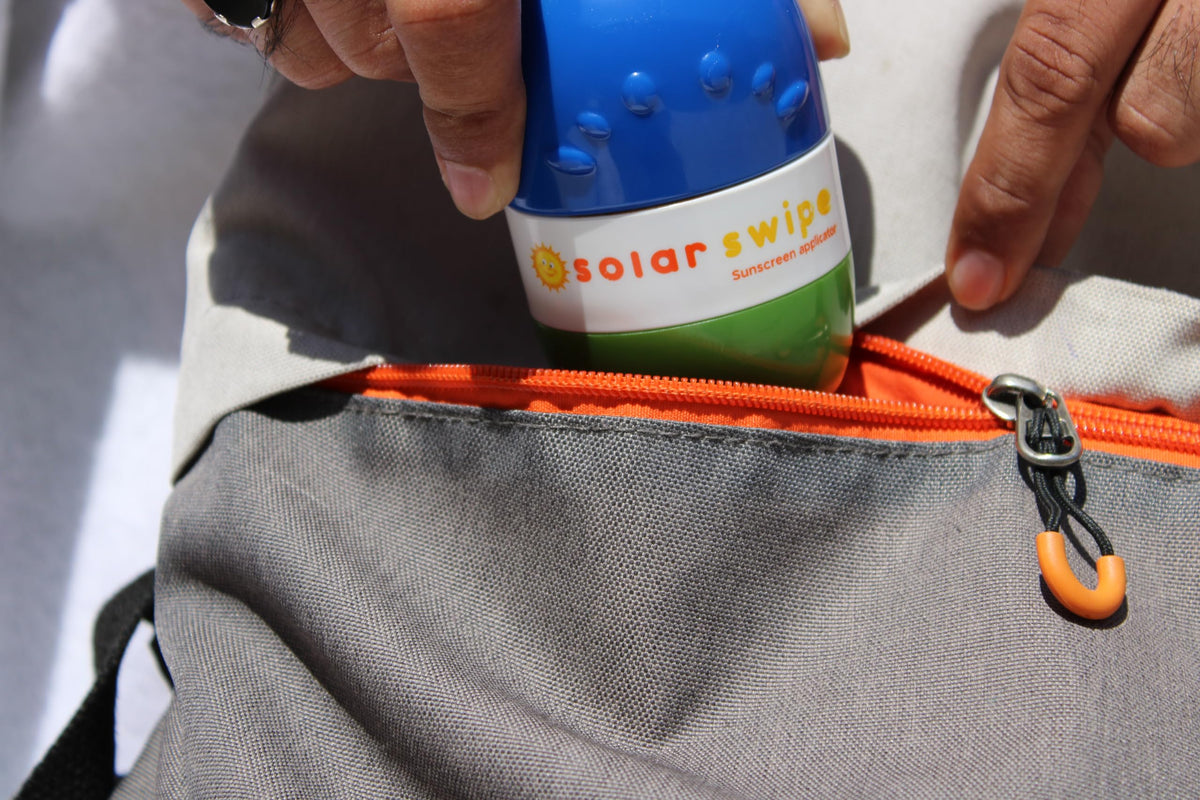 Washable Solar Swipe components ready for quick cleaning.