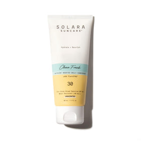 Solara Suncare Clean Freak SPF 30 Sport bottle for everyday outdoor protection.