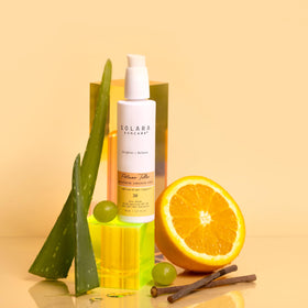 Fortune Teller Tint 1 Serum applied with sponge for even coverage.
