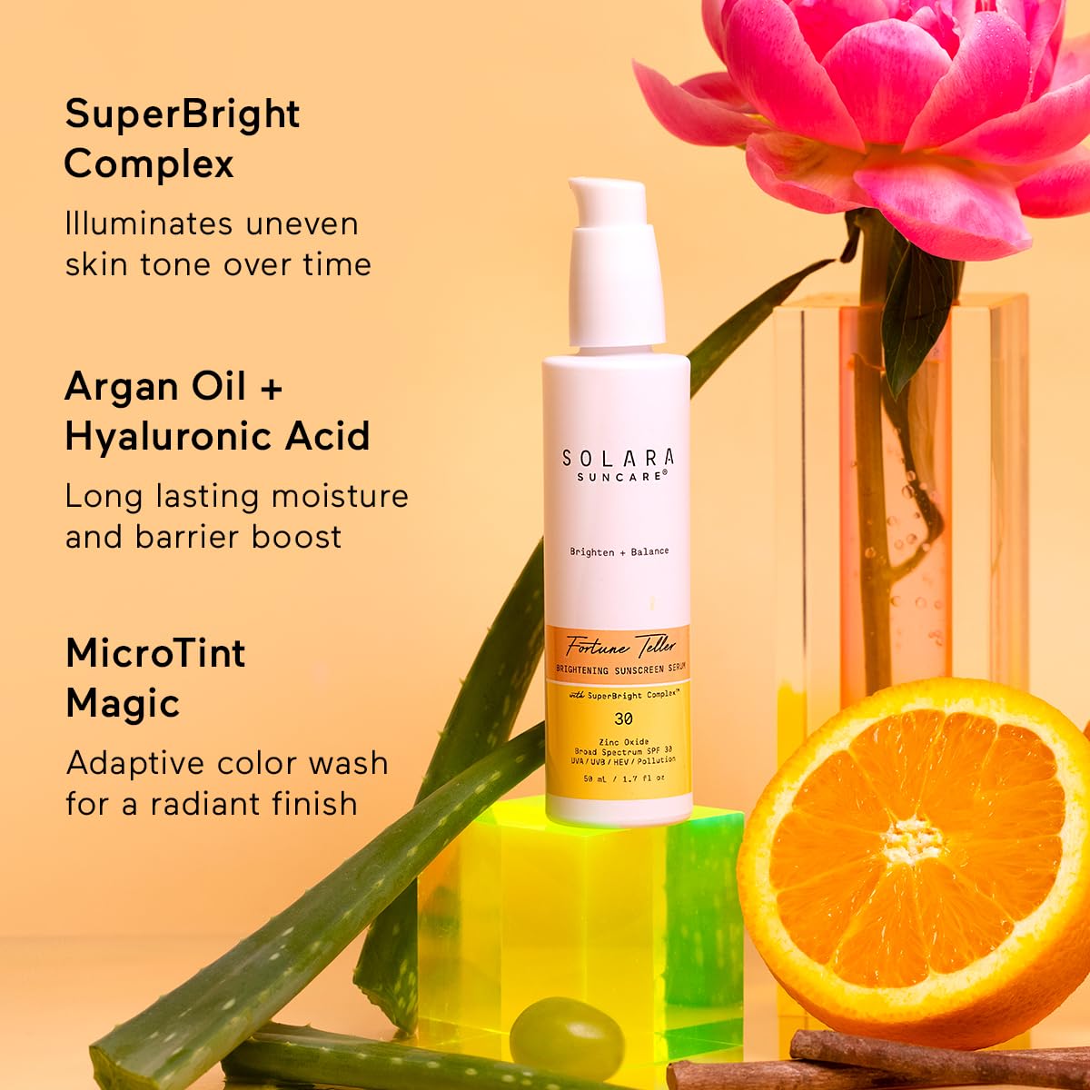 Texture blend of Fortune Teller Tint 1 Serum on skin for subtle glow.