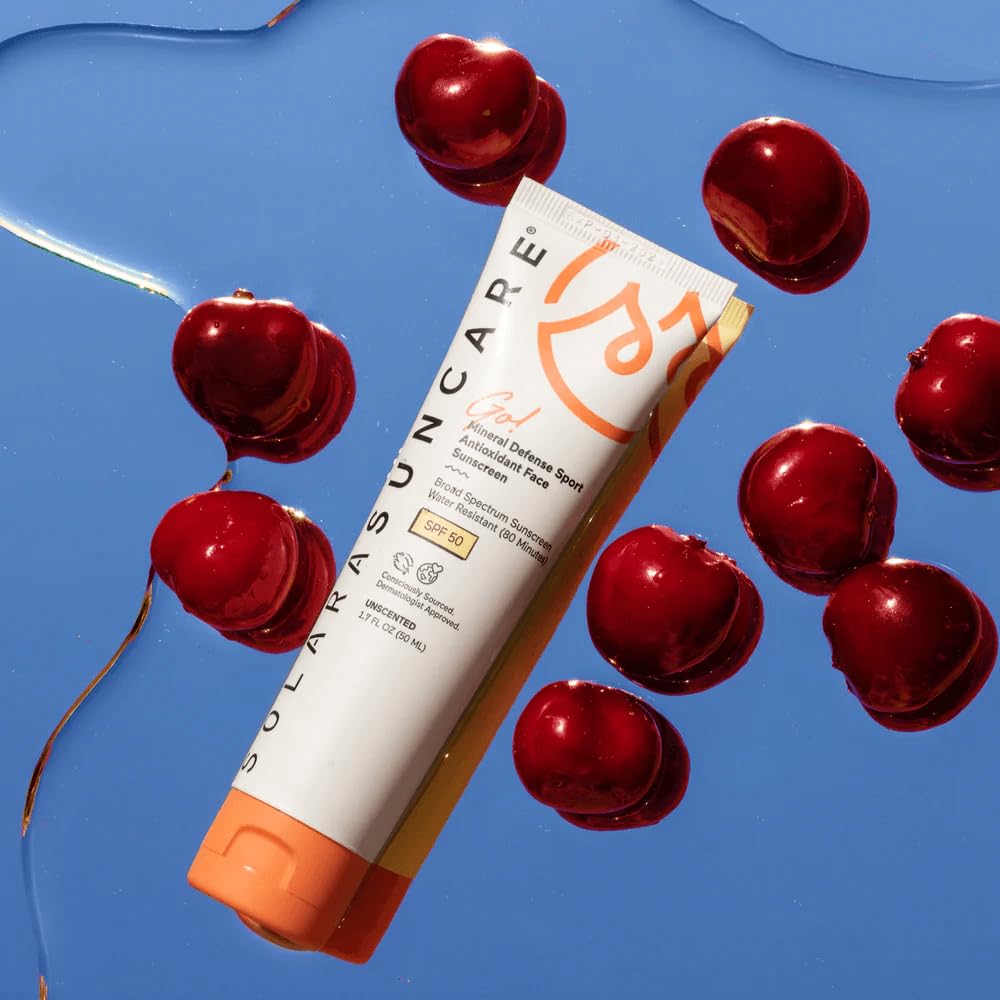 Solara Go! Sport packaging highlights reef-friendly, vegan, fragrance-free sunscreen.
