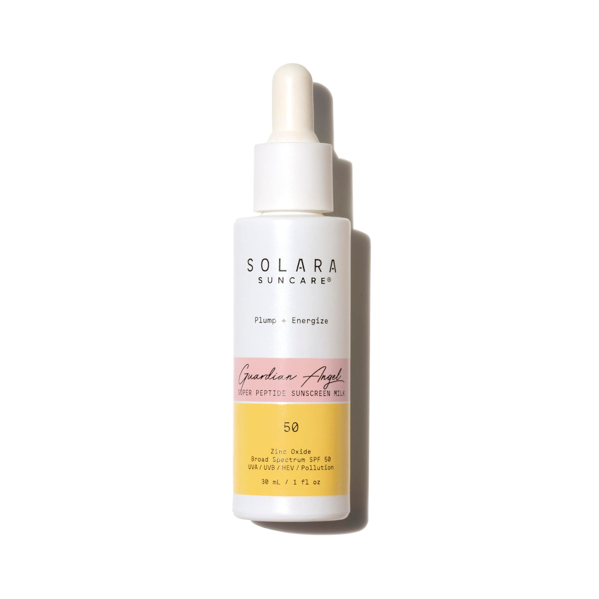 Solara Guardian Angel Sunscreen Milk bottle for daily SPF 50 protection