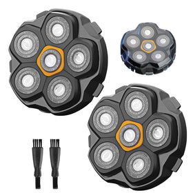SOLASKY 2pcs 6-blade magnetic head for a closer, efficient shave.