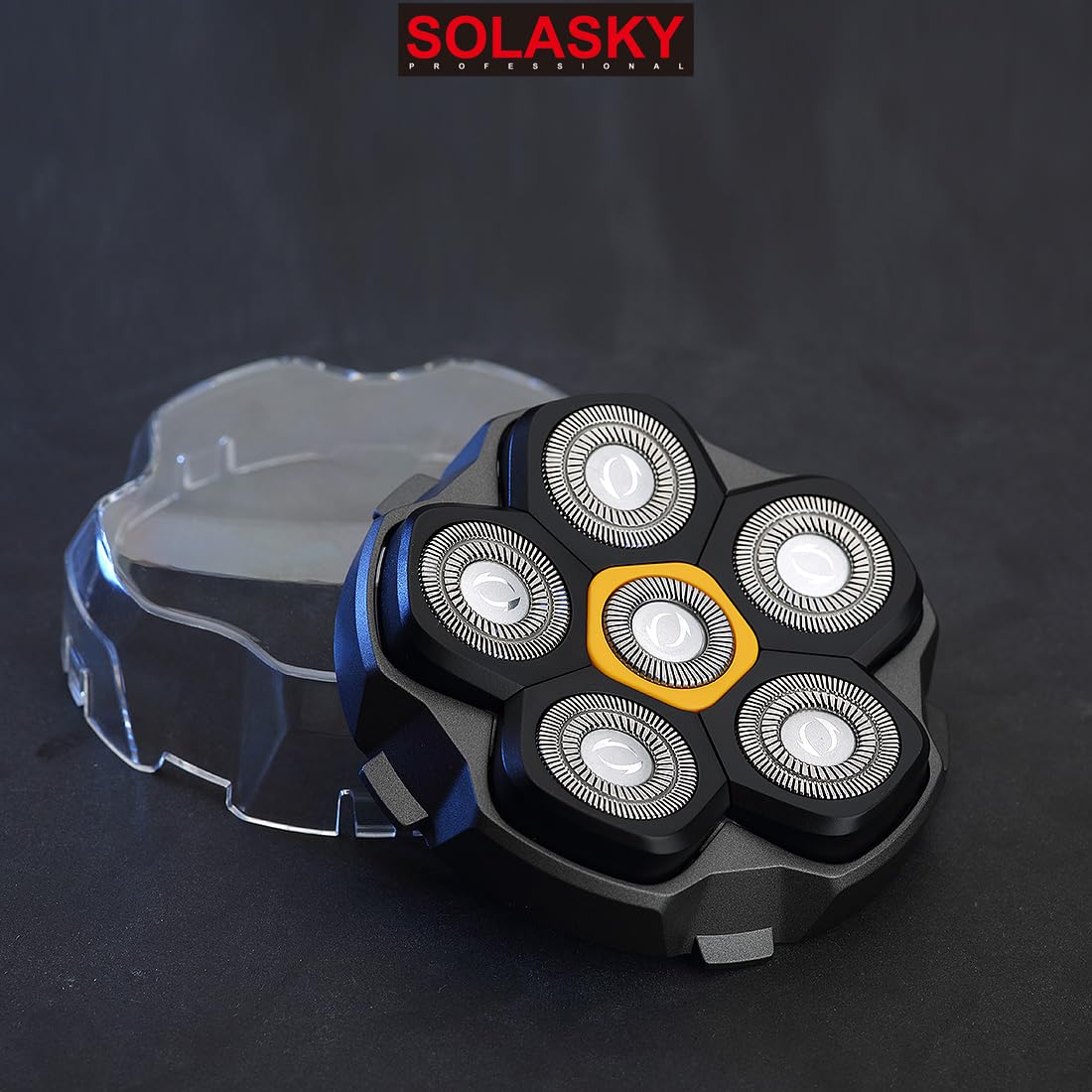SOLASKY magnetic suction interface traps hair for quick maintenance.