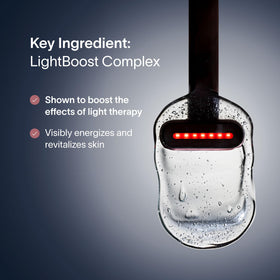 Solawave LightBoost hydration plump with hyaluronic acid evident.