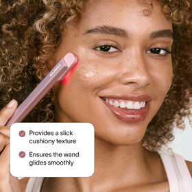 Solawave LightBoost vegan cruelty-free label highlighted for ethics.