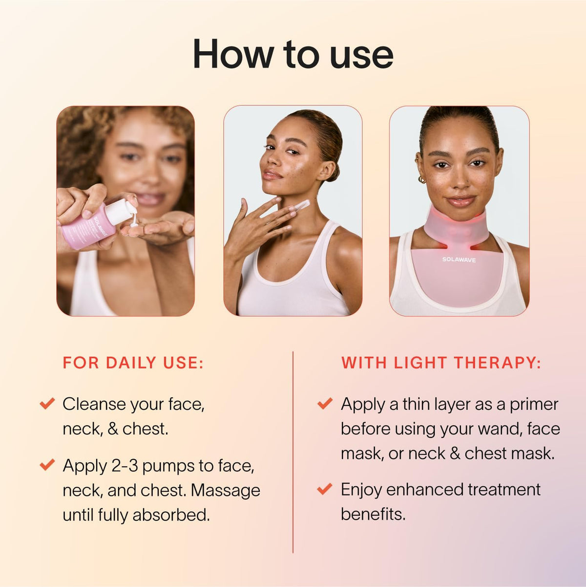 Solawave LightBoost serum with microcurrent device supports an integrated routine.